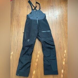 Norrona Men’s Trollveggen Gore-Tex Pro Bibs Large Caviar Black